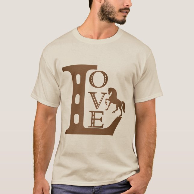 Camiseta La pasión de los amantes del caballo: el viaje, el (Anverso)