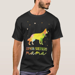 Camiseta La pastora madre alemana colorida perro pastor M