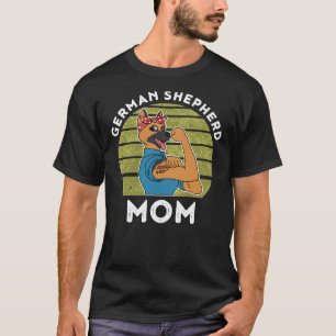 Camiseta La pastora madre alemana divertida pastora alemana