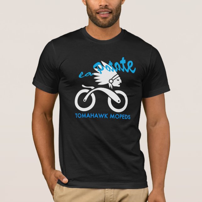 Camiseta La Patate - negro de la hacha de guerra de la (Anverso)