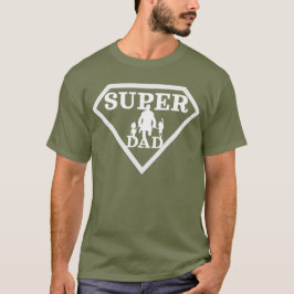 Camiseta la paternidad, el súper papá al superhéroe, el día