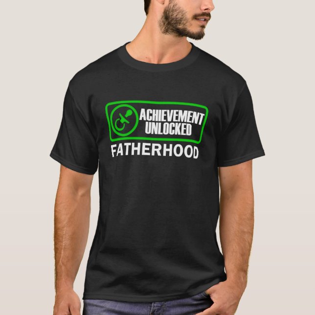 Camiseta La paternidad, logro abrió al papá divertido del (Anverso)