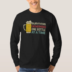 Camiseta La paternidad una botella a la vez el día del padr