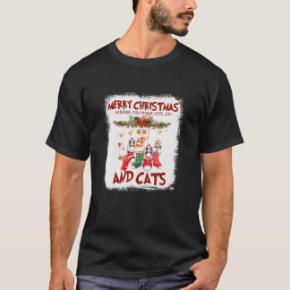 Camiseta La Paz Ama La Alegría Y Los Gatos En El Gato De Lo