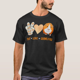 Camiseta La Paz Amó A Guinea Regalo De Cerdos Para El Amant