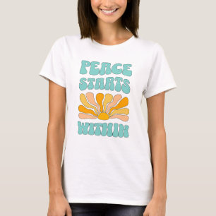 Camiseta La paz comienza dentro