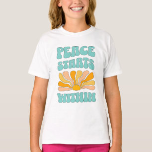 Camiseta La paz comienza dentro
