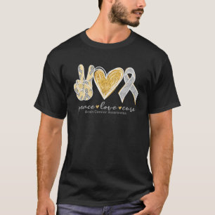 Camiseta La paz cura el amor la cinta gris conciencia del c