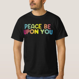 Camiseta La paz de Assalamu Alaikum debe estar en tu árabe 