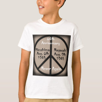 Camiseta La paz de Hiroshima-Nagasaki en nuestros tiempos