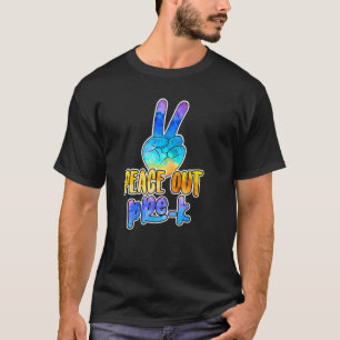 Camiseta La Paz De La Graduación Preescolar El Último Día D