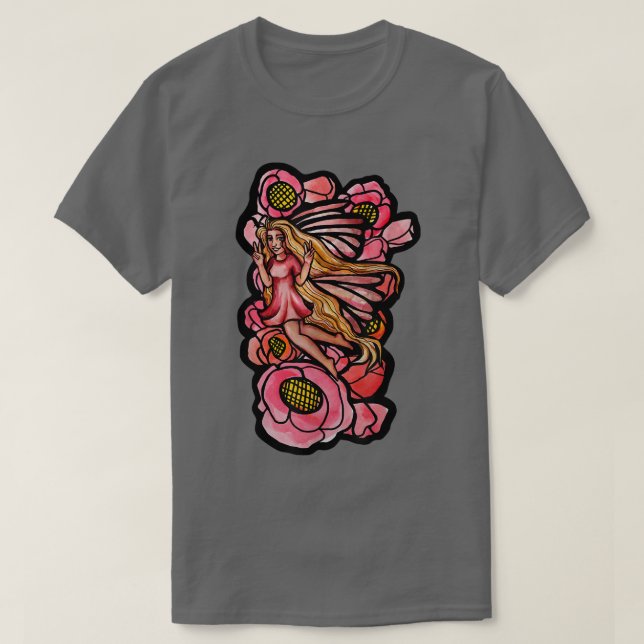 Camiseta La Paz De Lejos De Hadas Poppy De Jardín De Hadas  (Diseño del anverso)
