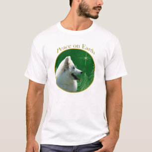 Camiseta La paz del perro esquimal estadounidense