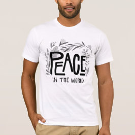 Camiseta La paz en el mundo