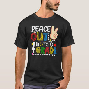 Camiseta La Paz En El Último Día Del Estudiante De 4º Grado