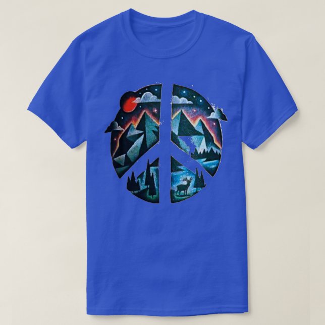 Camiseta La Paz En La Salvaje Trimezcla (Diseño del anverso)