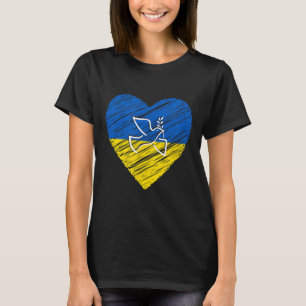 Camiseta La paz en Ucrania: amor por el conflicto de guerra