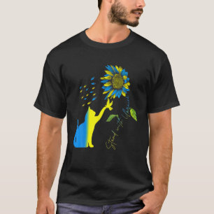 Camiseta La Paz En Ucrania, Dove Y Cat. Apoyar a Ucrania