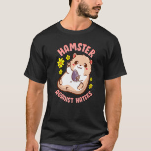 Camiseta La Paz Enano Hamster Flor Sarcástica