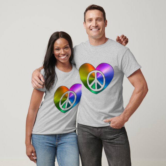 Camiseta La paz es amor, paz (Unisexo)