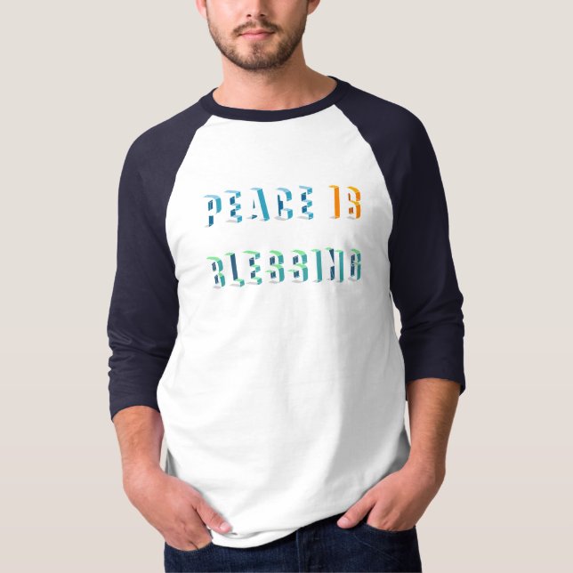 Camiseta La paz es bendición (Anverso)