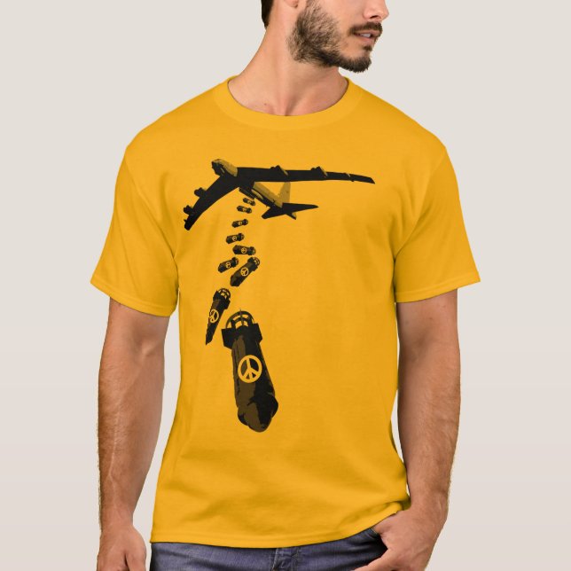 Camiseta la paz es la bomba (Anverso)