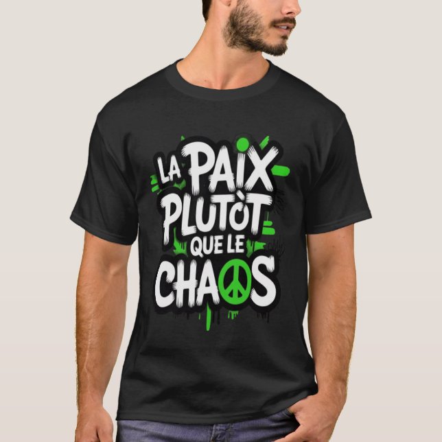 Camiseta La paz es una elección (Anverso)