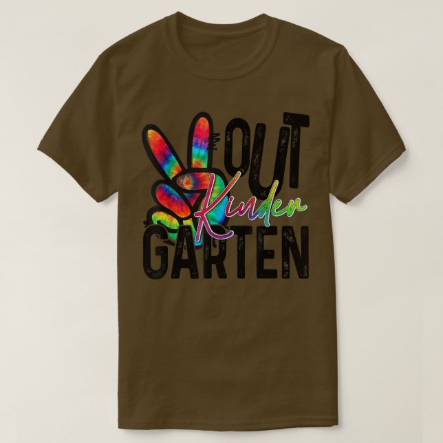 Camiseta La paz fuera el jardín de infantes el verano pasad (Diseño del anverso)