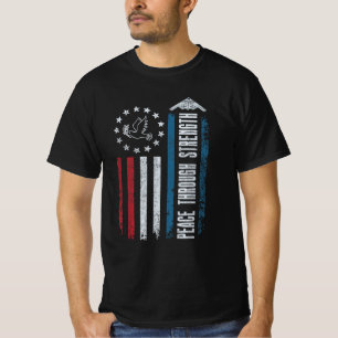 Camiseta La paz mediante la fuerza