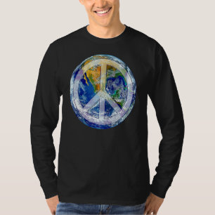 Camiseta La Paz Mundial Consciente Humanidad Amor y Amor Am