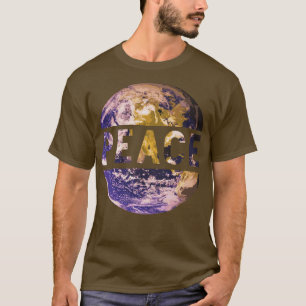 Camiseta La Paz Mundial En La Tierra Consciente Del Amor De