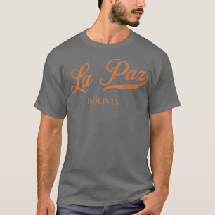 Camiseta La Paz retro en la ciudad de Bolivia