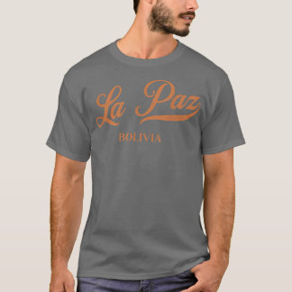 Camiseta La Paz retro en la ciudad de Bolivia