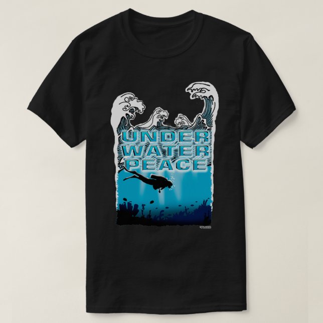 Camiseta La paz submarina (Diseño del anverso)