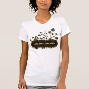 Camiseta … la paz viene