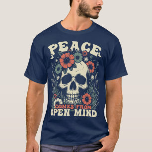 Camiseta La paz viene de mente abierta