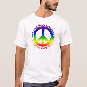 Camiseta La paz y ama todos alrededor