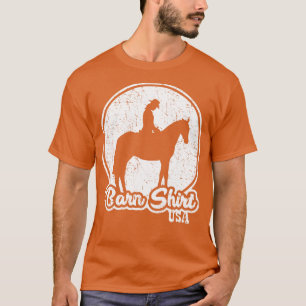Camiseta La paz y la tranquilidad del establo de caballos e