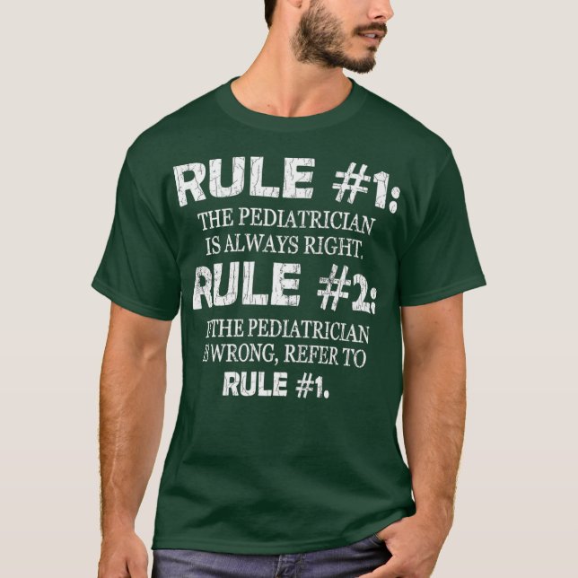 Camiseta La Pediatría Es Divertida Y El Pediatra Es Siempre (Anverso)