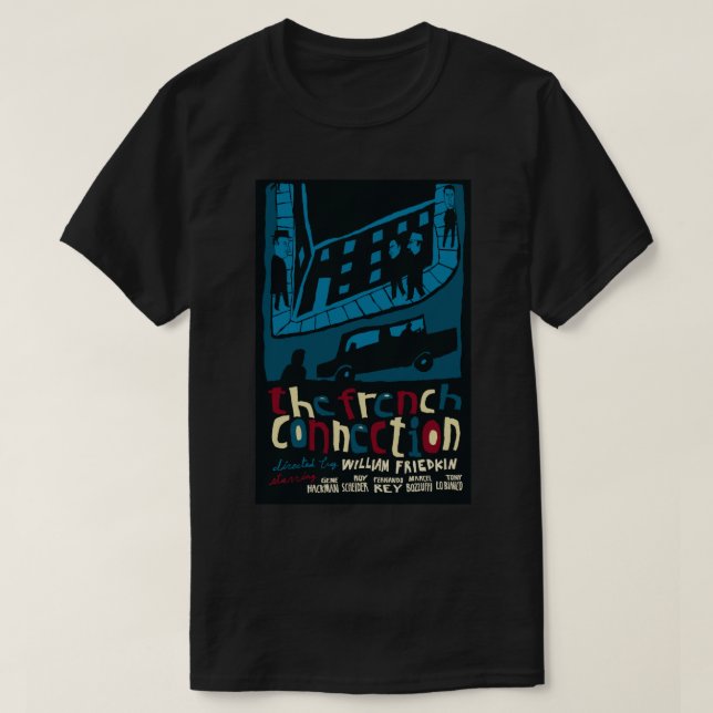 CAMISETA LA PELÍCULA DE CONEXIÓN FRANCESA (Diseño del anverso)