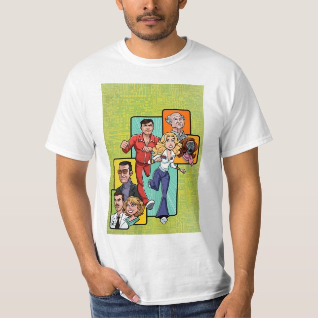 Camiseta La película de un hombre de seis millones de dólar (Anverso)