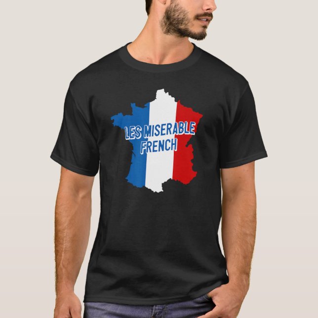 Camiseta La película francesa Les Miserable Lover Habits Fi (Anverso)