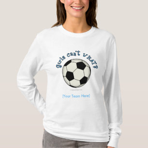 Camiseta La pelota de fútbol en negro