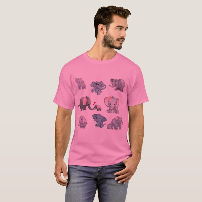 Camiseta La pelota de los elefantes (Anverso completo)