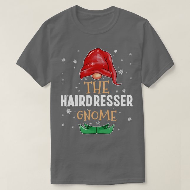 Camiseta La peluquera Gnome Family Matando Navidades Ou (Diseño del anverso)