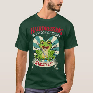 Camiseta La peluquería es un trabajo de corazón SKY