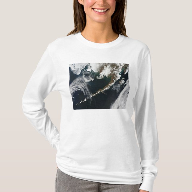Camiseta La península de Alaska y las islas Aleutianas (Anverso)