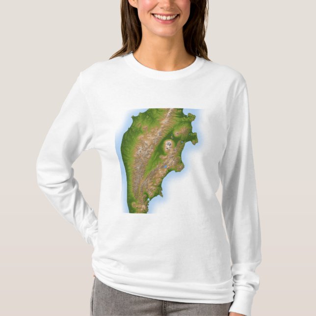 Camiseta La península rusa de Kamchatka (Anverso)