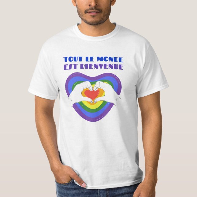 Camiseta La pensée du coeur  (Anverso)