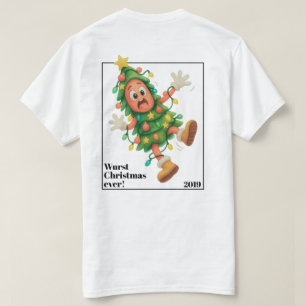Camiseta ¡La peor Navidad de todas! Salami divertido 